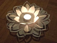 instructables Bhawya Paper Flower Tealight